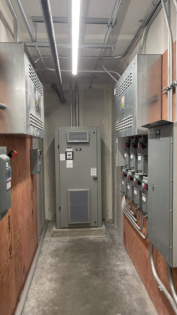 Electrical room installation by D.A. Electric