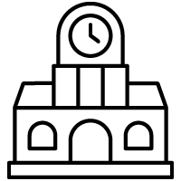 Municipal electrical infrastructure services icon — D.A. Electric